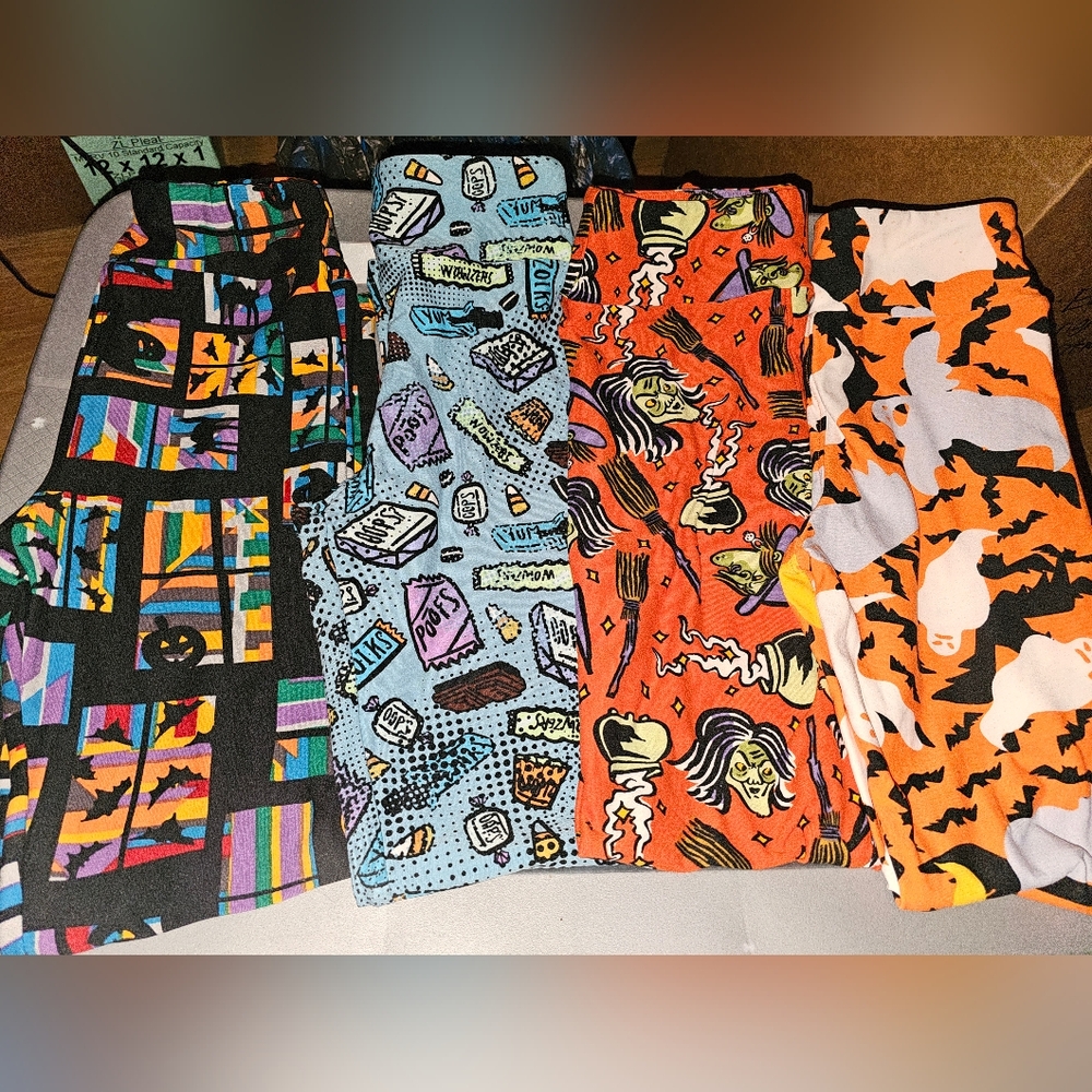 LuLaRoe Kids Leggings - Halloween Patterns